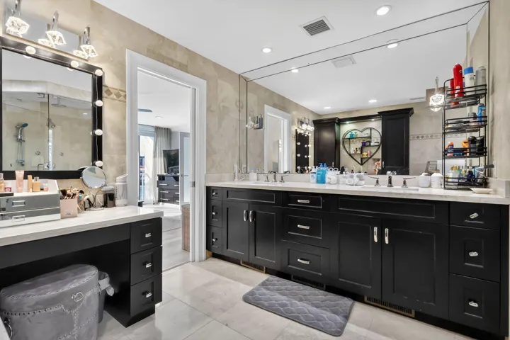 Dressing Table & Double Sinks