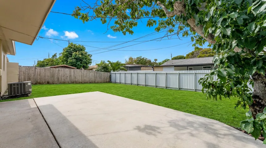 Rear Patio