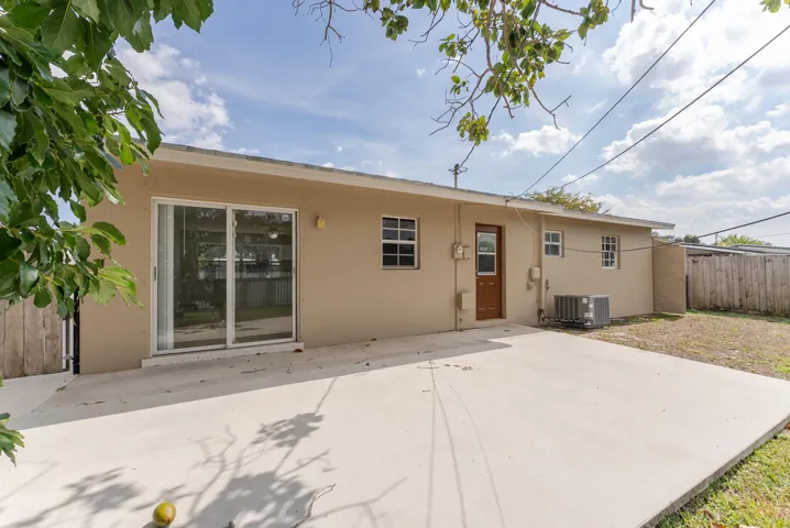 Rear Patio