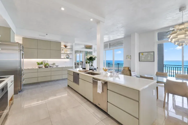 Kitchen Island and Custom Cabinets