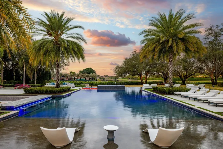 Twilight pool