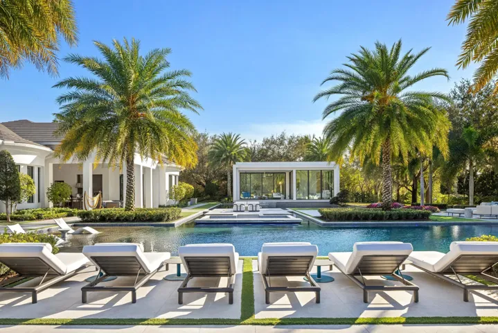 Pool chaise lounges