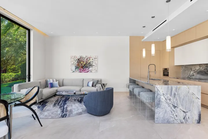 Guest house living area