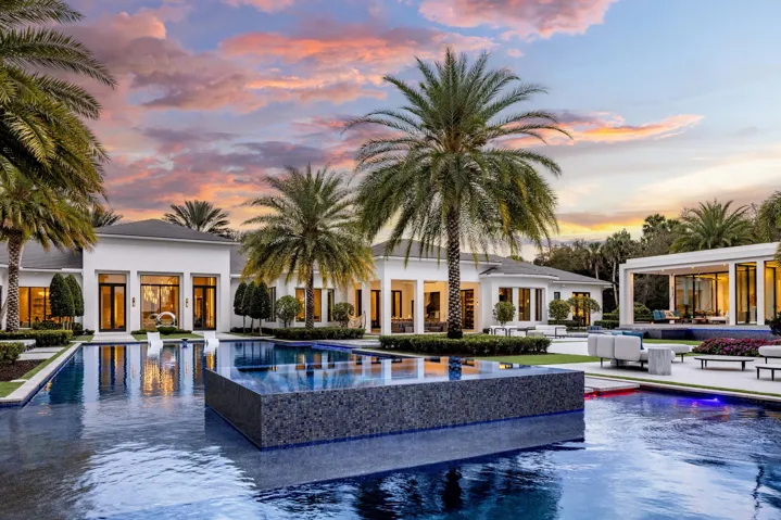 Twilight pool
