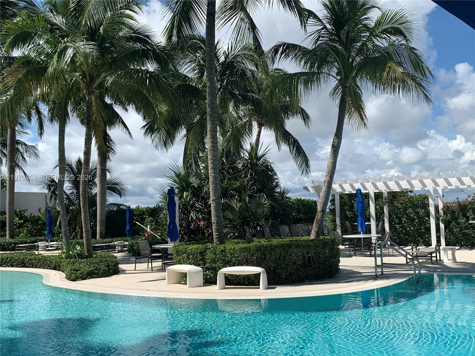 Resort style swimming pool