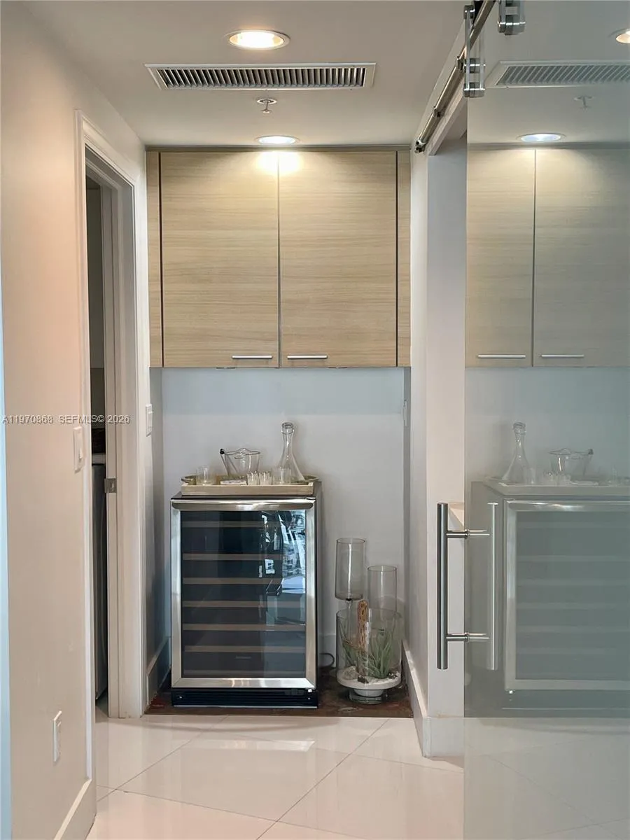 bar and wine cooler