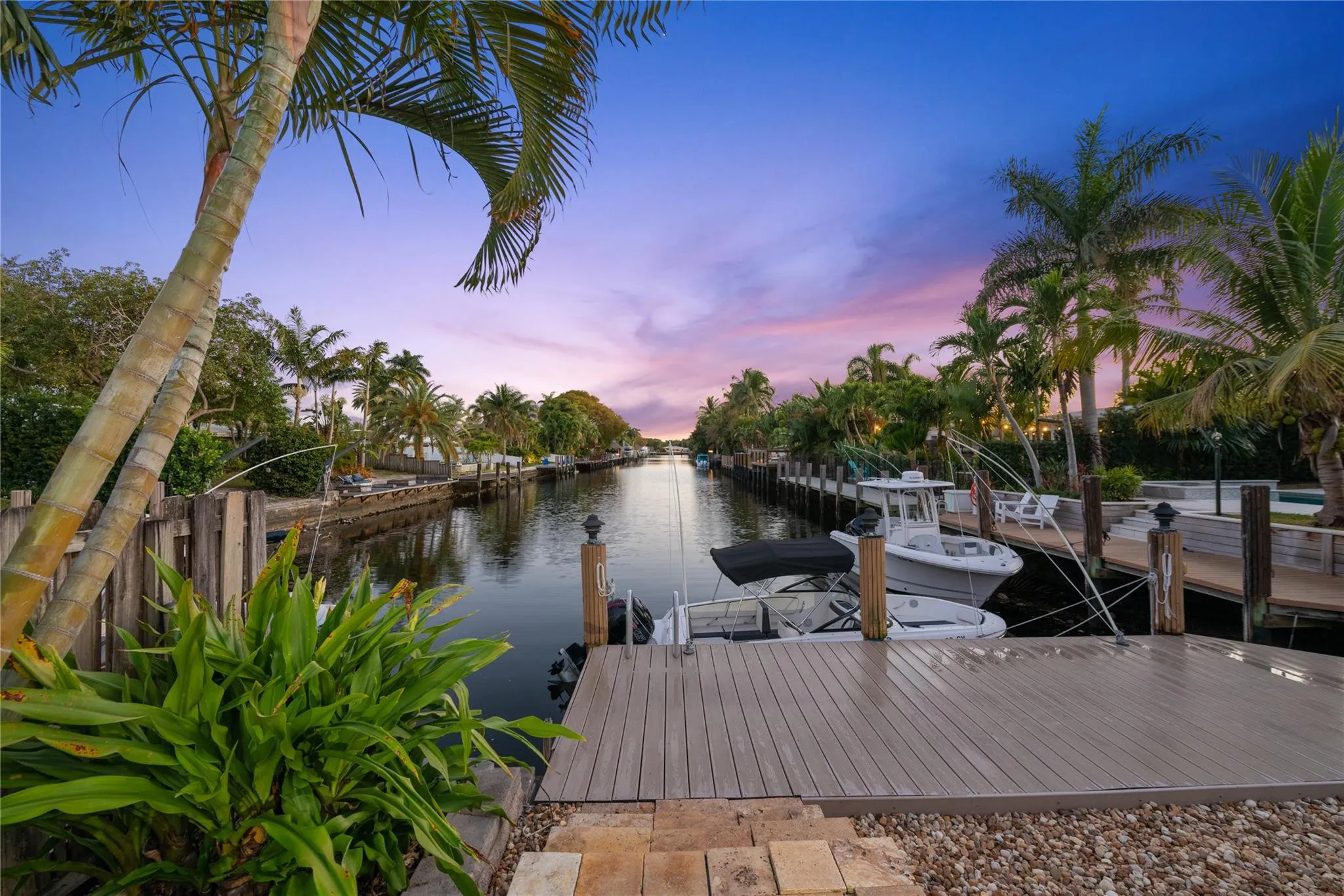 Dock for a boat