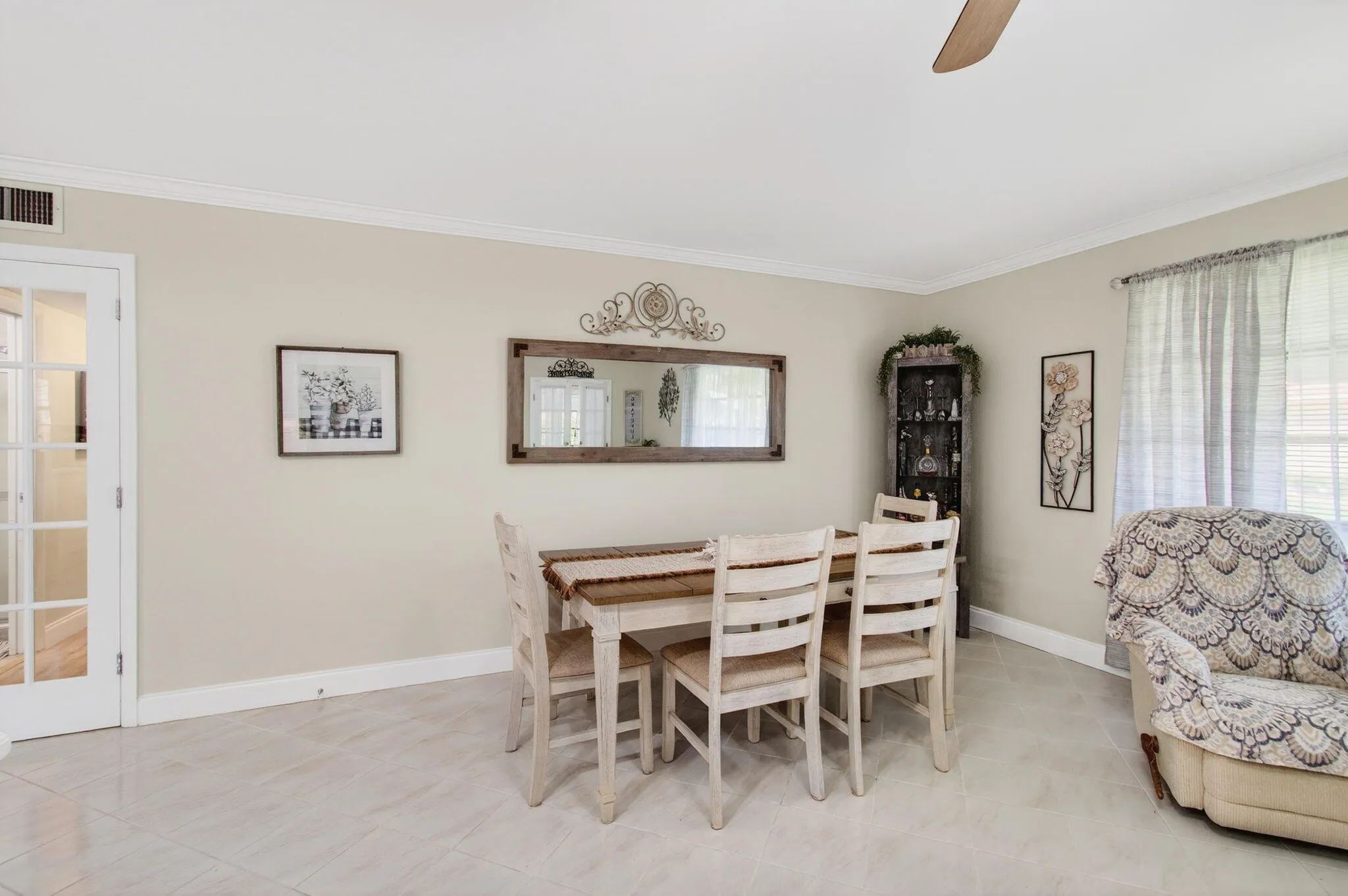 Dining area view