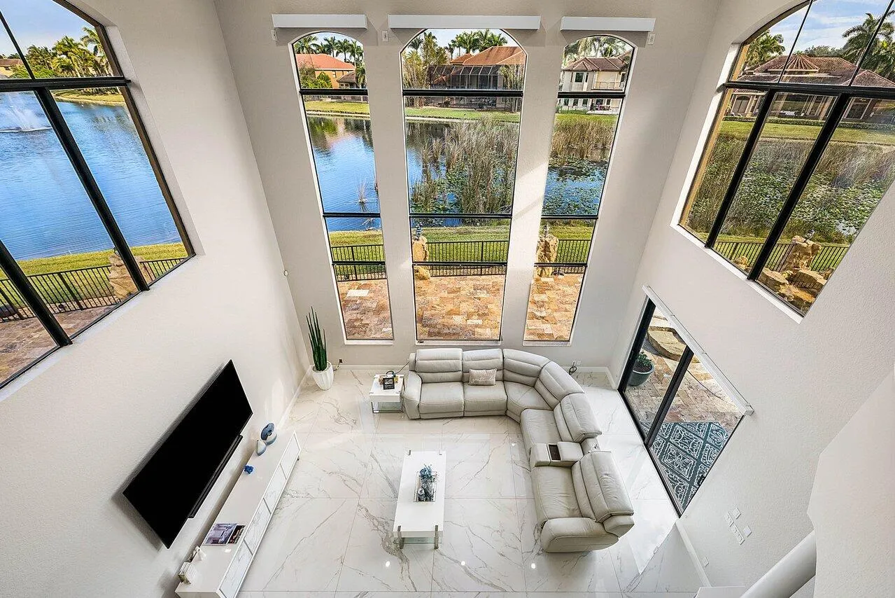 view from upstairs loft