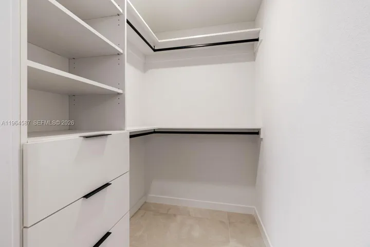 California Closet style, only on select homes