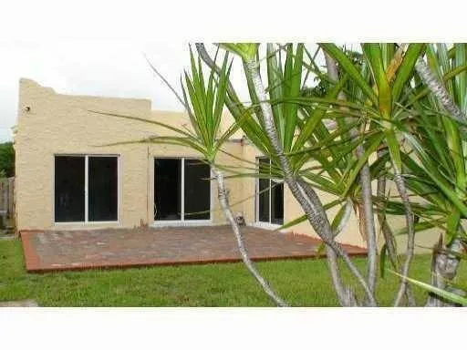 Rear patio