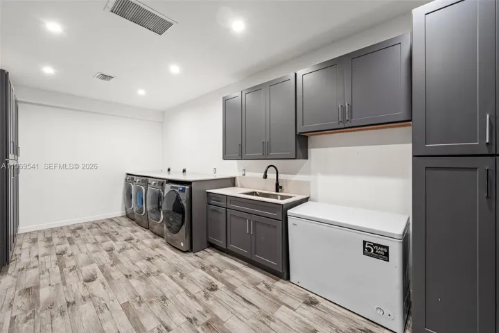 Laundry room.