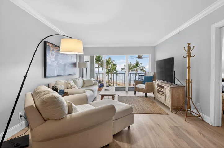 Living Room looking at Balcony