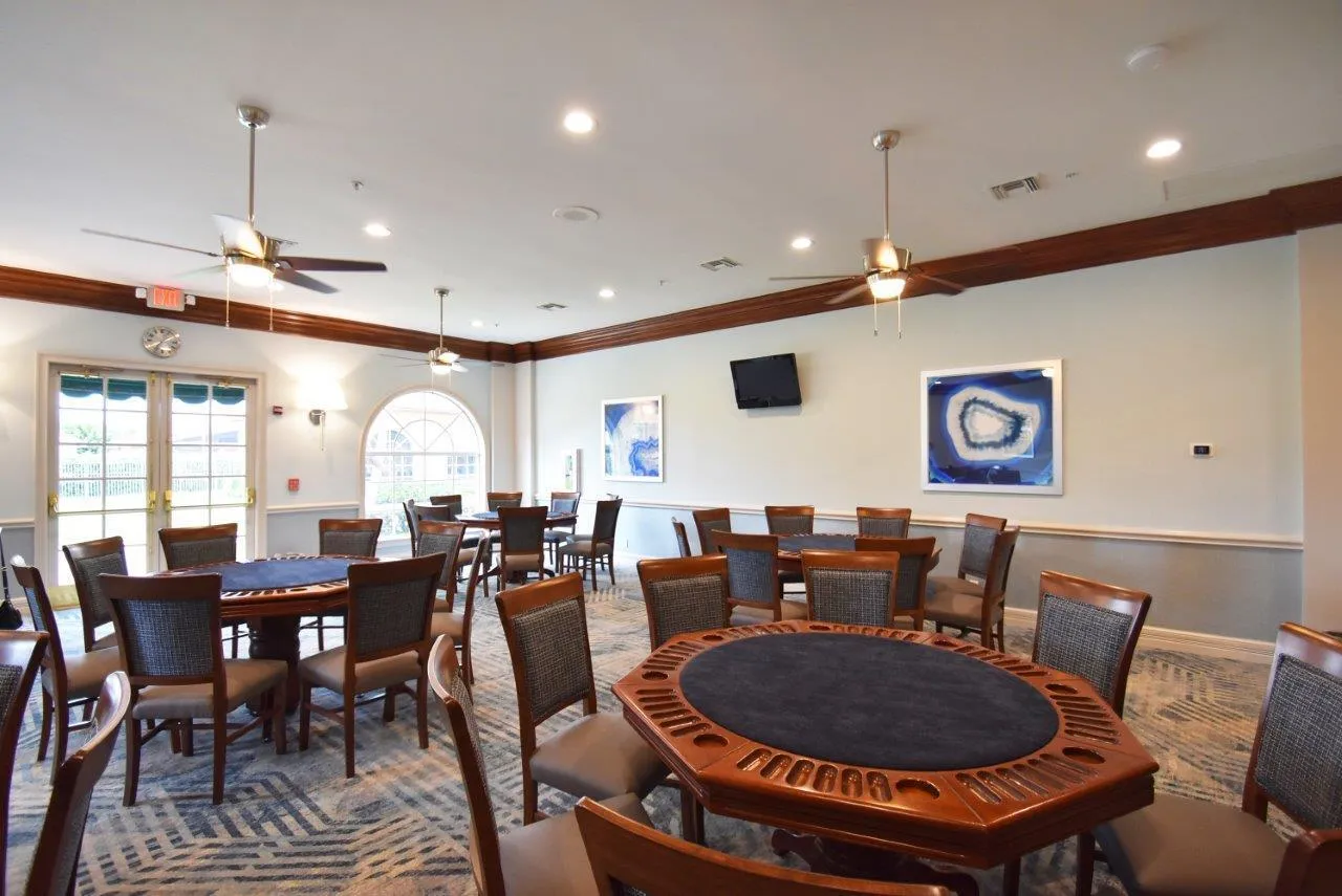 Card Room - One of three