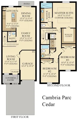CedarFloorplan Cambria Parc