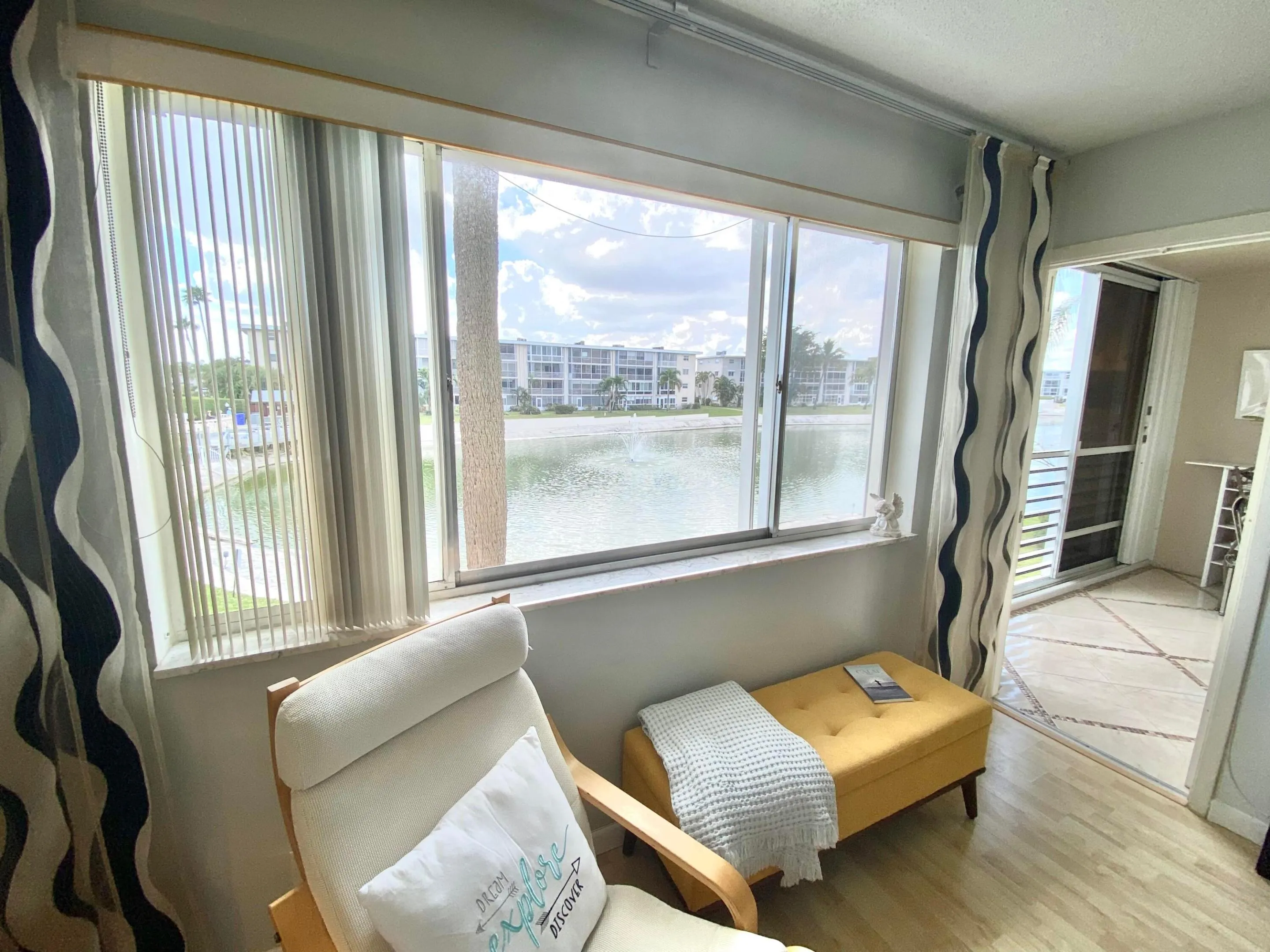 Water view from Living Room