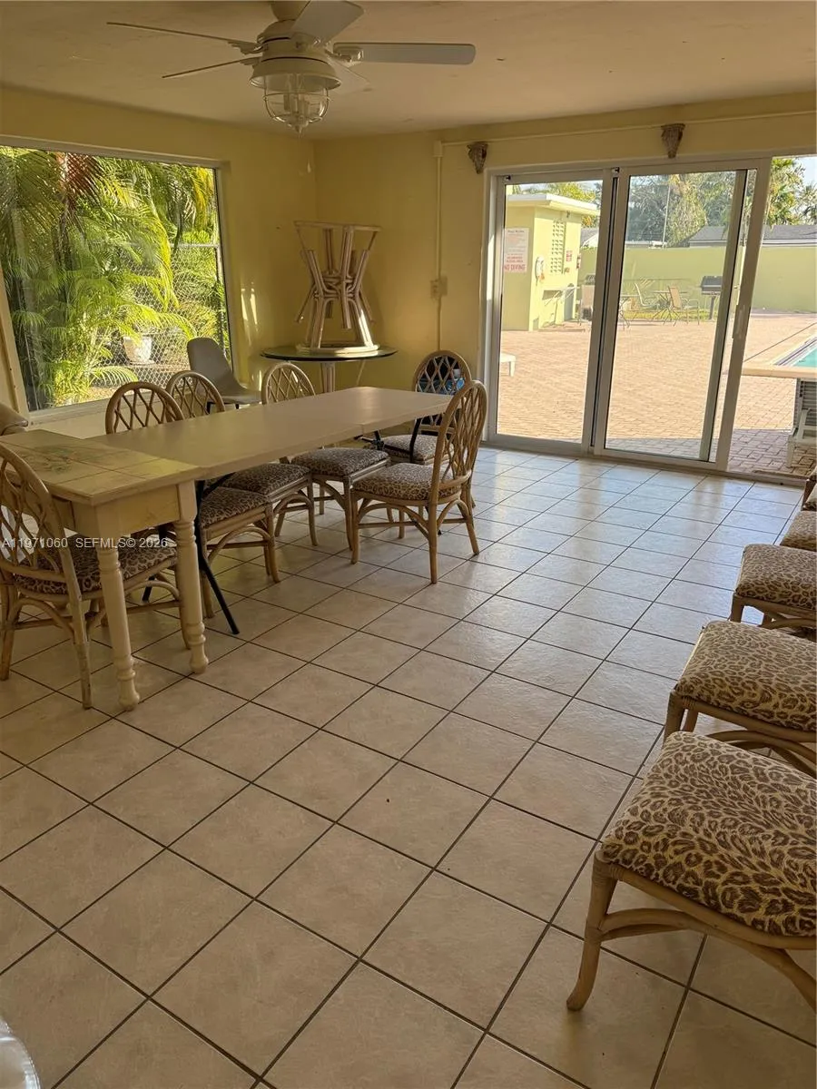 Community party/meeting room by pool area