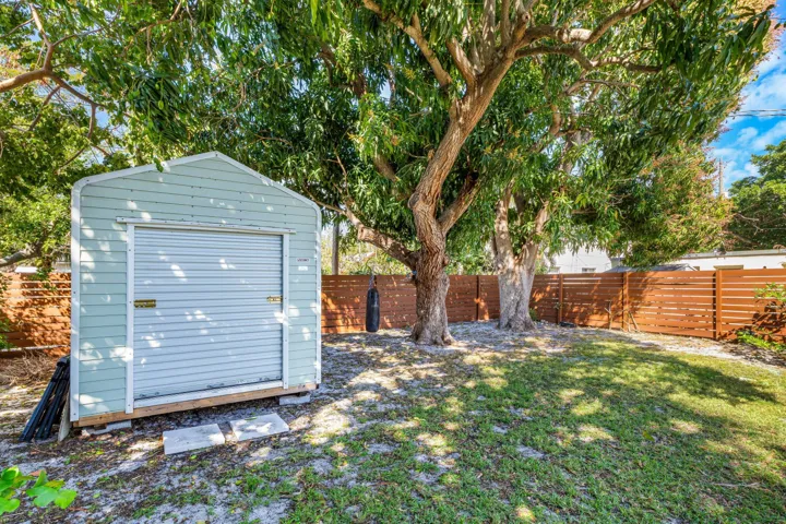 BACK FENCE TO THE ALLEY
