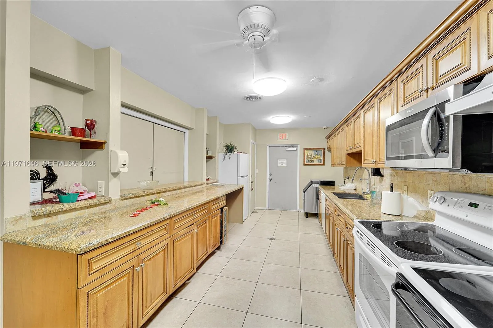 Kitchen in the clubhouse