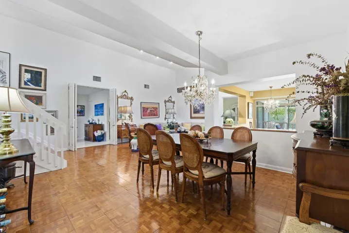 Dining Rm Overlooking Family Room