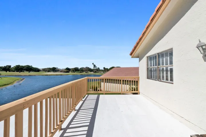Sunset Deck on 2nd level.