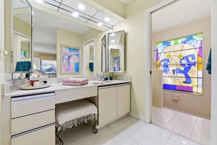 Vanity/sink in primary bedroom.