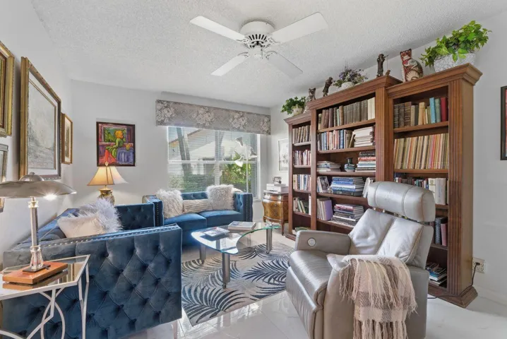 Main level Bedroom/Library.
