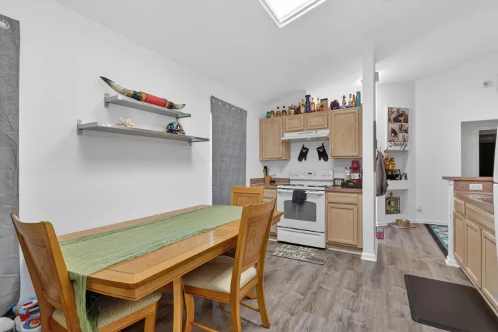 Kitchen facing foyer