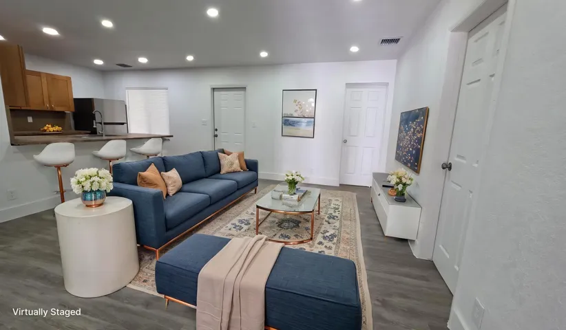 Living room-dining area