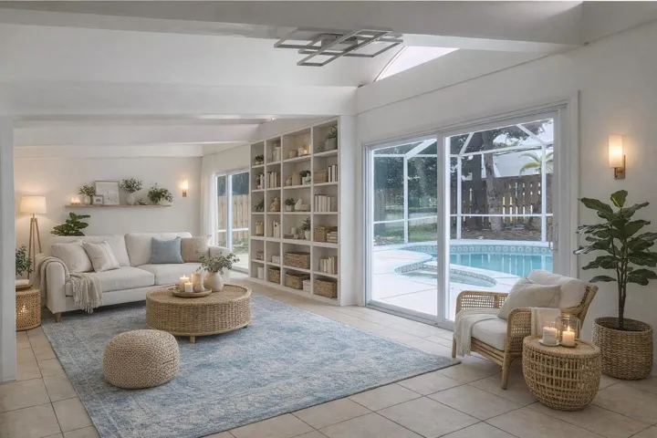 Living Room Staged