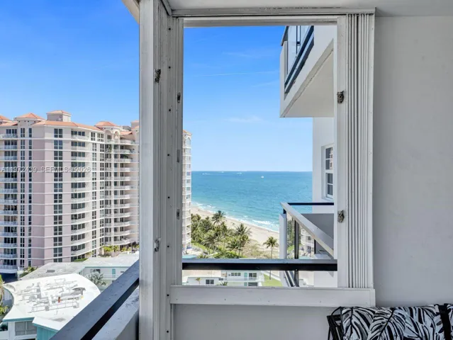Ocean view to the North from Balcony