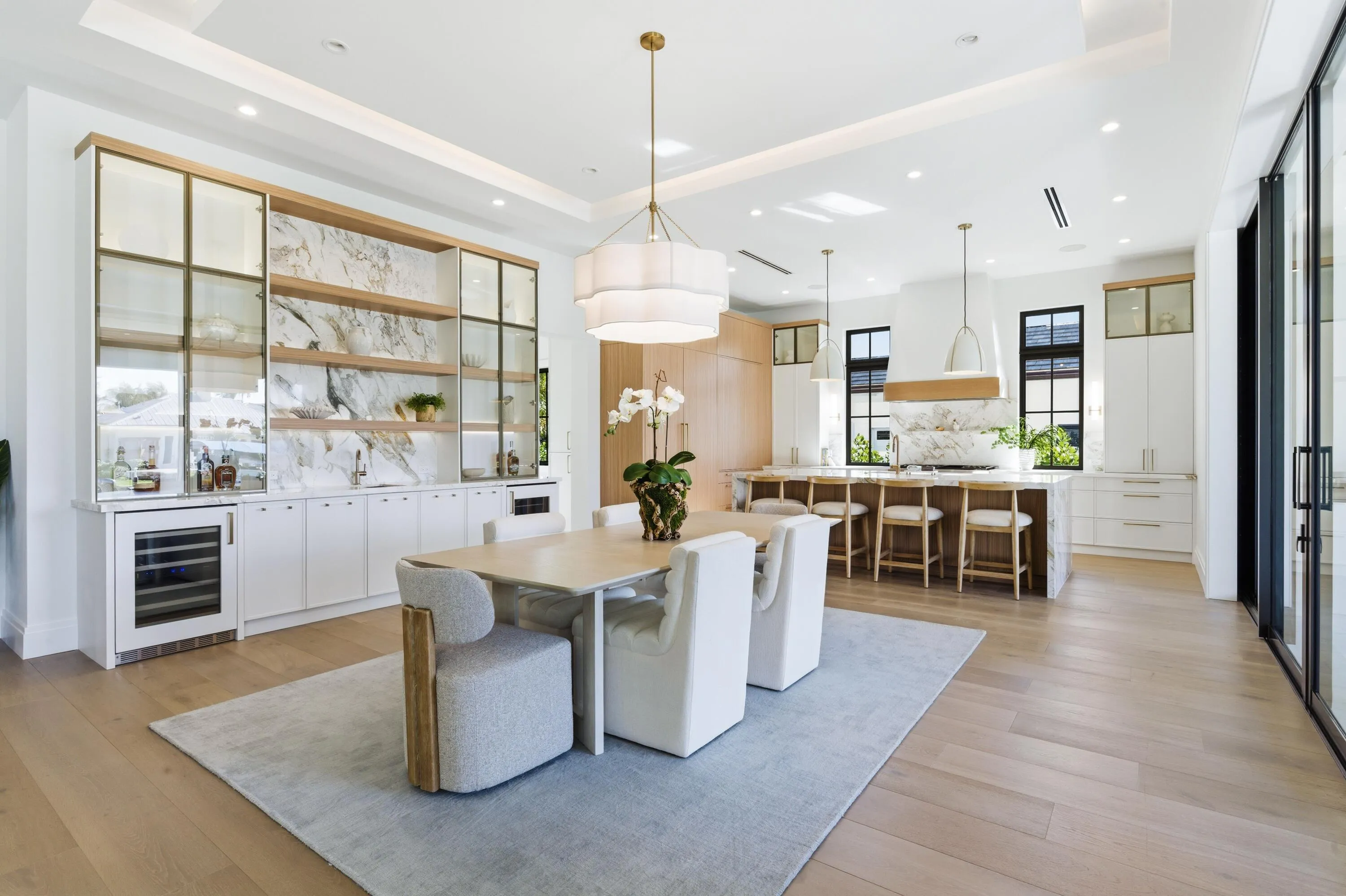 DINING ROOM AND KITCHEN