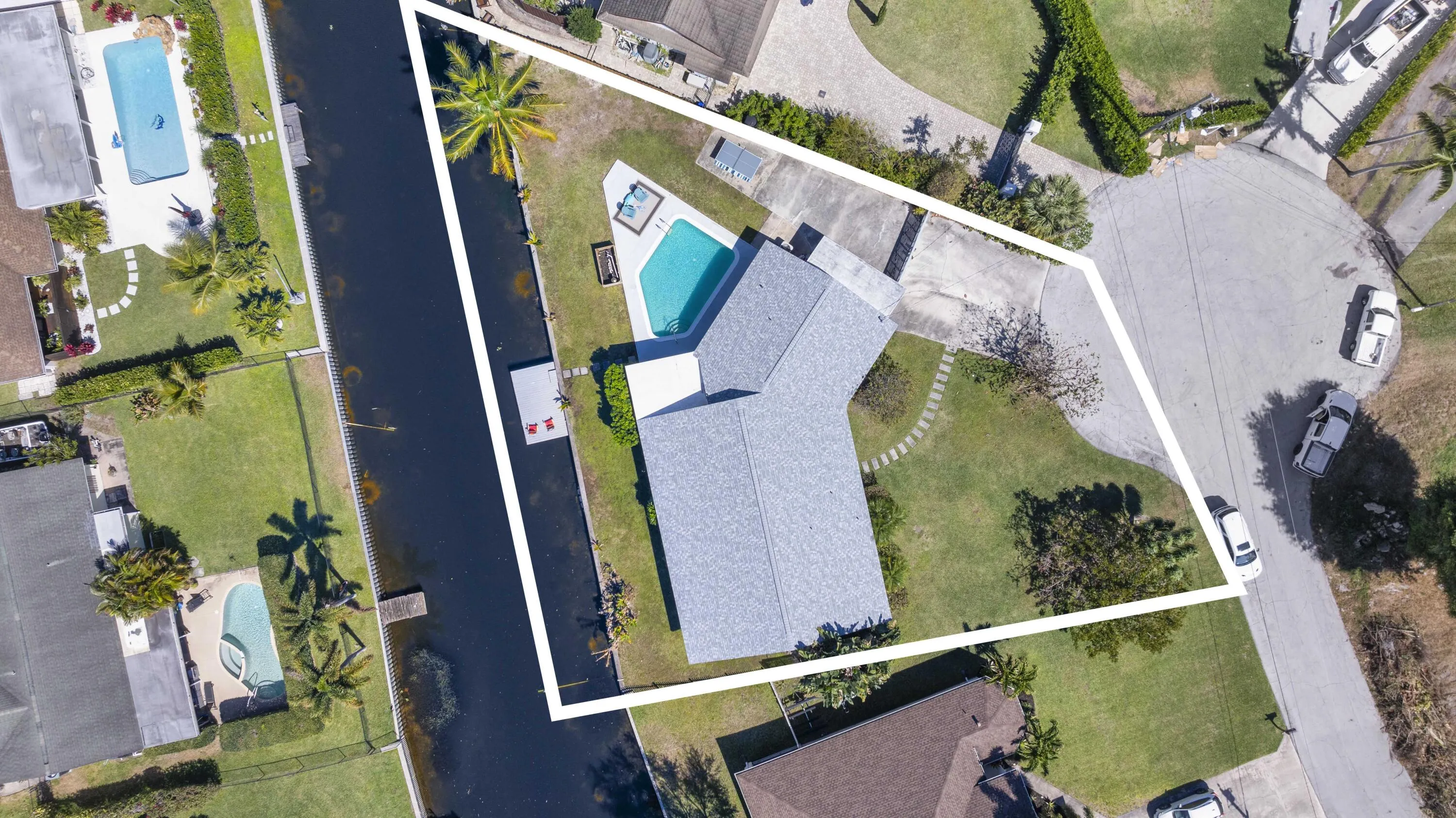 6797 Bayshore Drive Aerial