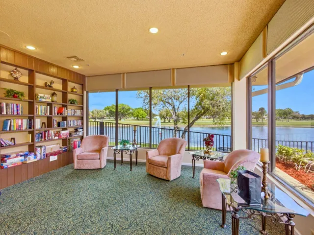 Clubhouse Sitting Area - Library