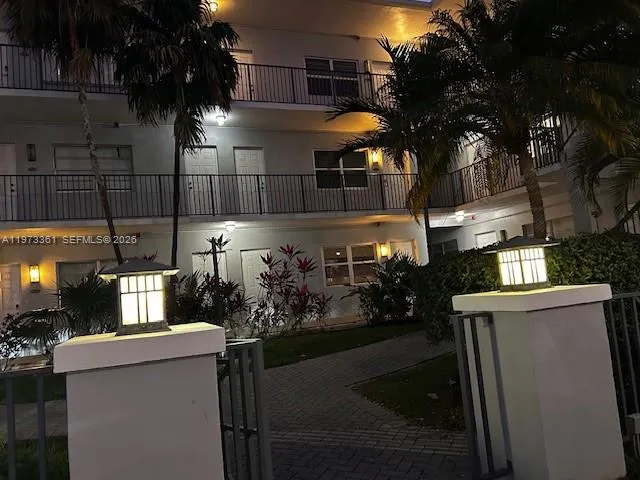 FRONT AT NIGHT