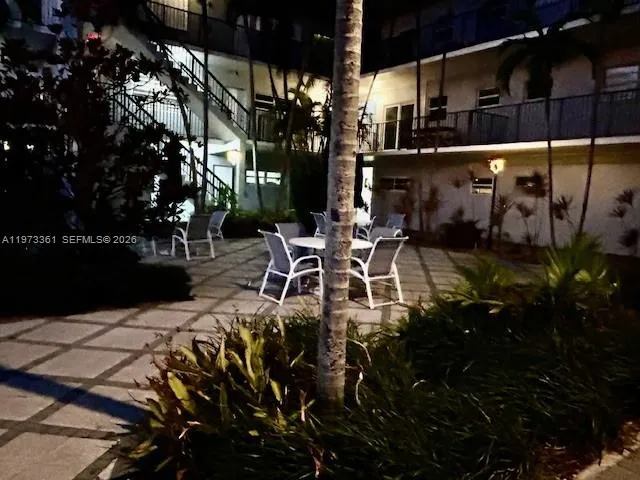 PATIO AT NIGHT
