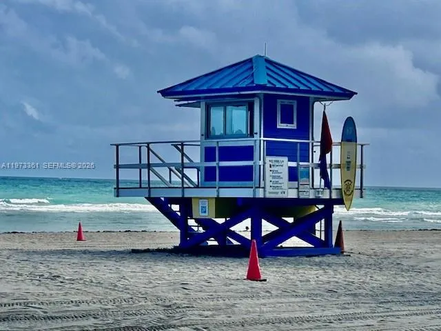 Hollywood Beach across the street