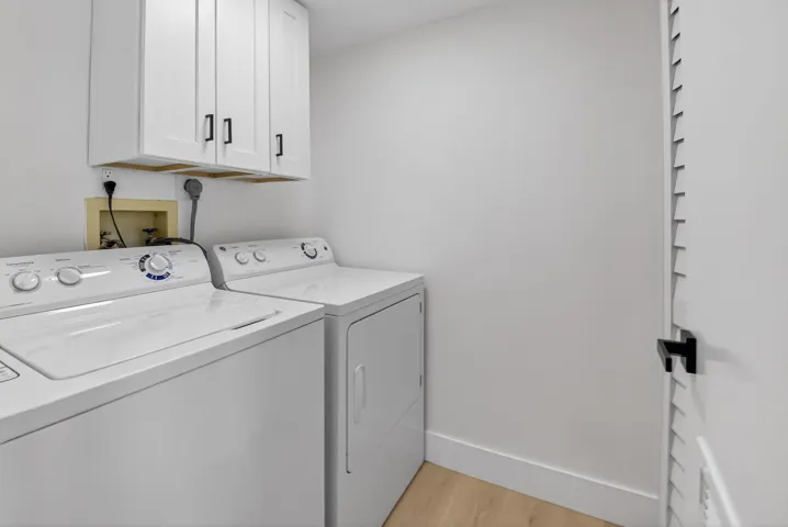 Separate laundry room