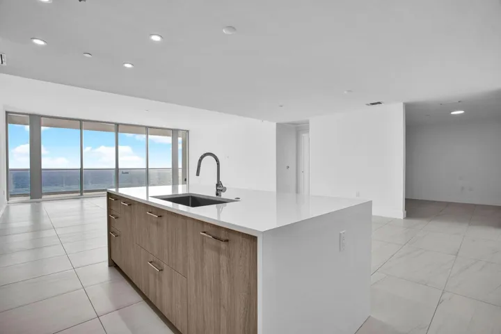 Kitchen Island,Dining and Living Area