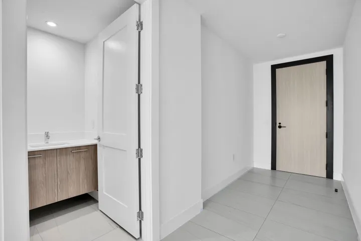 Entrance and Half Bathroom