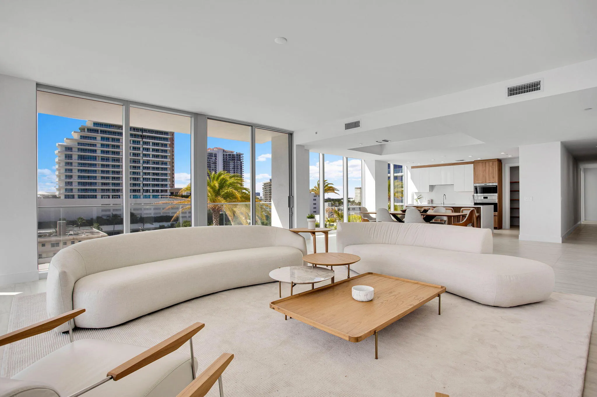 Living Area-Staged
