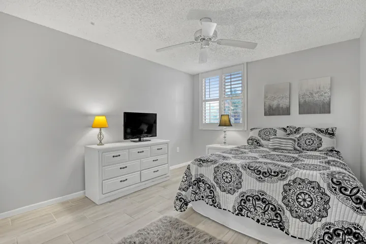 Bright and versatile, the second bedroom is perfect for guests, office space, or hobbies.
