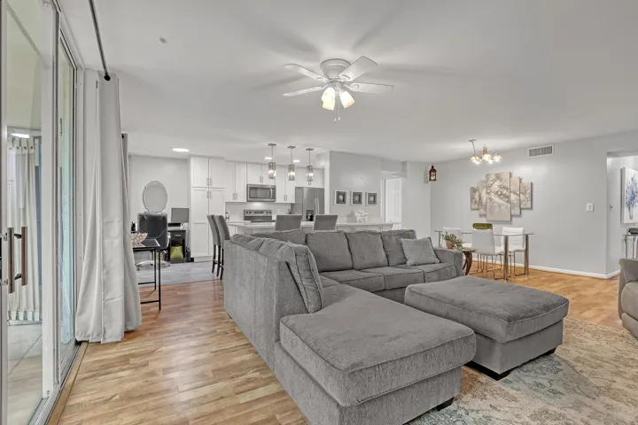 The spacious layout makes hosting effortless, with sightlines that connect kitchen, dining, and living areas.