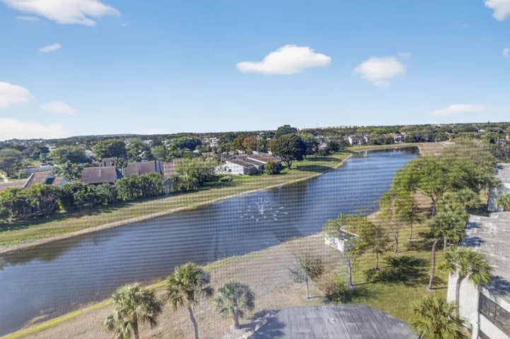 Drone Aerial View on lake