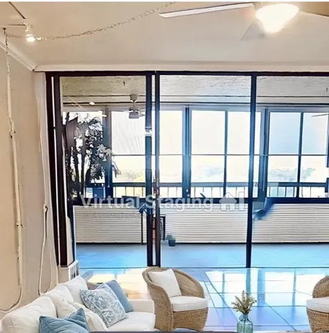 Staged Poss Living Room to Balcony 3