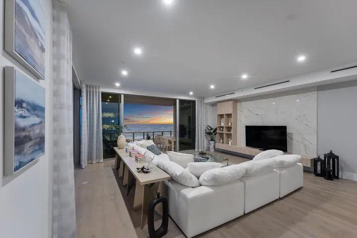 Sunset view - living