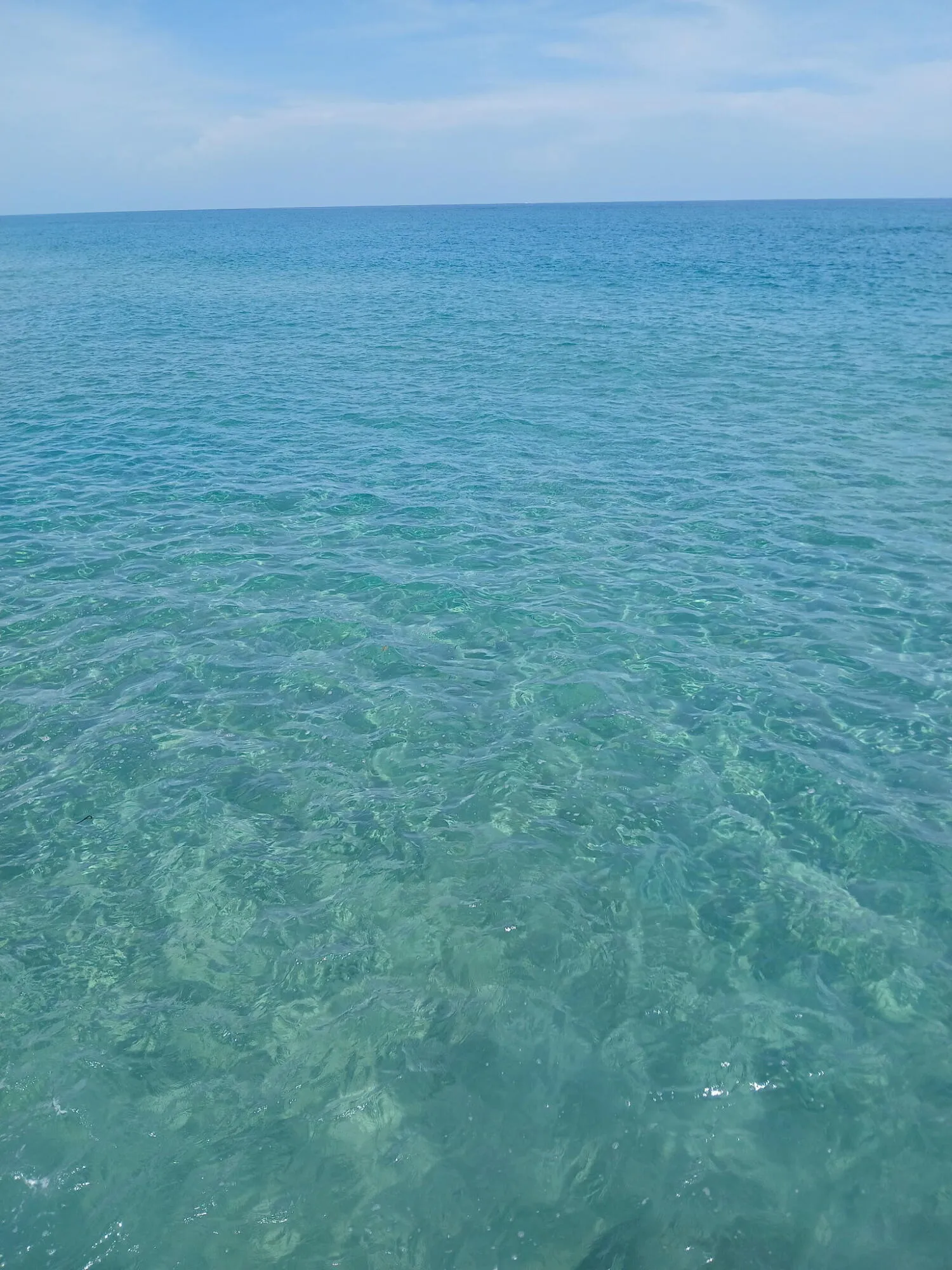 Crystal clear water