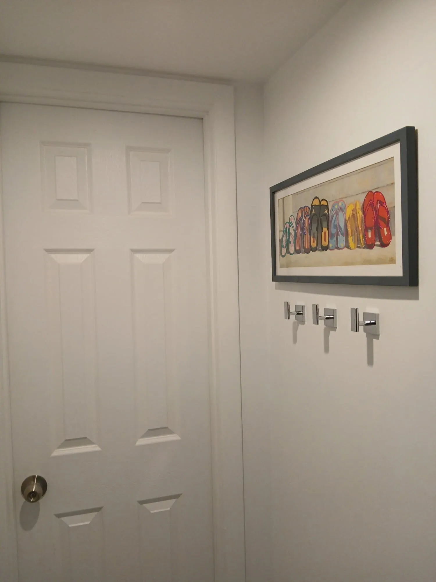 Hallway bathroom door