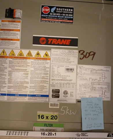 Newer Trane A/C