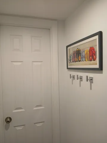 Hallway bathroom door
